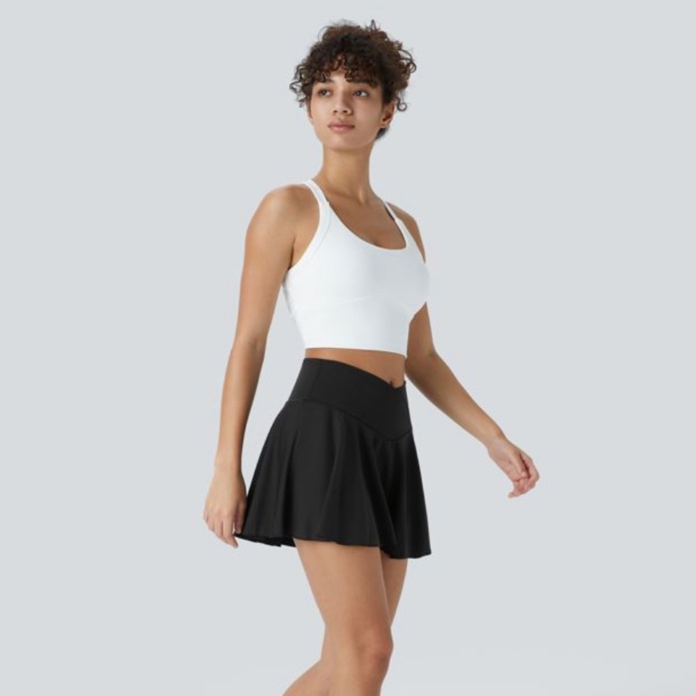 SoftlyZero™ Airy Comfy High Waisted 2-in-1 Athletic Skirt
